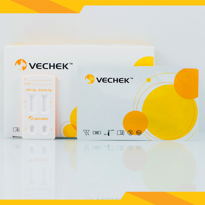 CPV+Giardia Lamblia Antigen Combo Szybki test kasetowy Zestawy testowe dla psów 120 μL