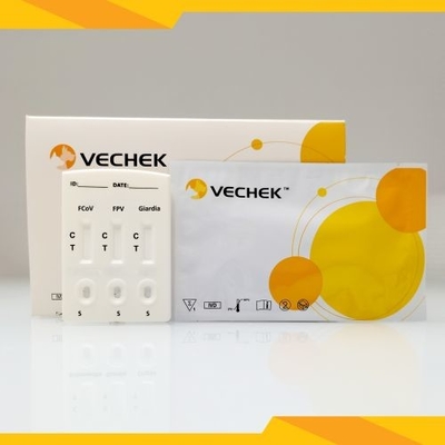 FCoV + FPV + Giardia Lamblia Antigen Combo Szybki test kasetowy Próbka kału